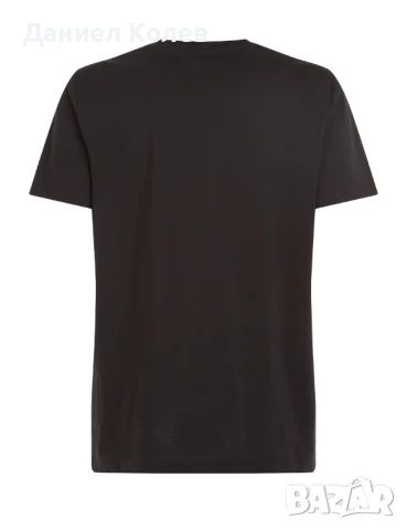 Calvin Klein мъжка черна  тениска – оригинал, с етикет, М размер, снимка 3 - Тениски - 51104148