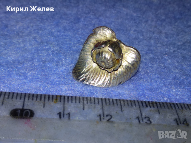 СТАР ФЛОРАЛЕН РУСКИ СРЕБЪРЕН ПЕНДАНТ СРЕБРО 925 РЕБРО БИЖУ ВИСУЛКА с 2 МАРКИРОВКИ РЪЧНА РАБОТА 43225, снимка 12 - Антикварни и старинни предмети - 44664204