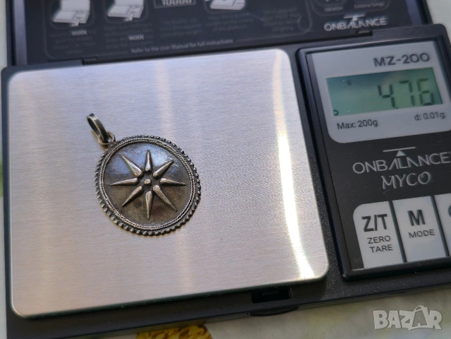 Сребърна висулка , снимка 6 - Колиета, медальони, синджири - 54320559