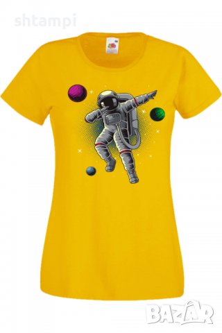 Дамска Тениска Dabbing astronaut,Изненада,Повод,Подарък,Празник, снимка 11 - Тениски - 37643186