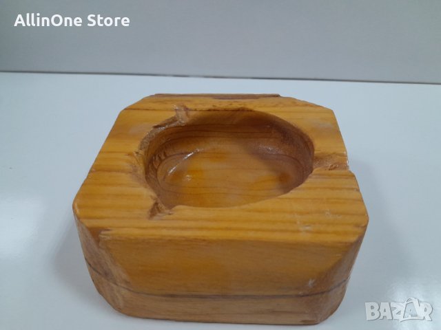 Дървен пепелник, ръчно изработен, снимка 3 - Други стоки за дома - 37651170