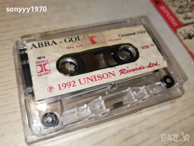 ABBA-GOLD UNISON TAPE 1992 1312252311, снимка 8 - Аудио касети - 52777954
