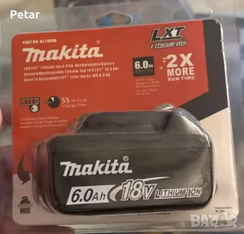 Акумулаторна Батерия Makita (Макита) 18V 6Ah, снимка 3 - Други инструменти - 51570381