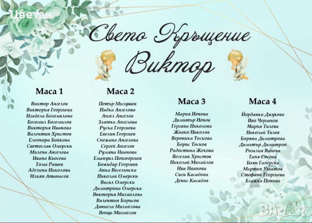 Настанително табло, снимка 4 - Декорация - 50803099