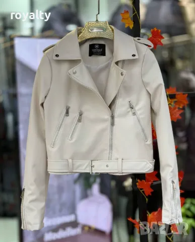 Пролетни кожени якета Различни цветове , снимка 3 - Якета - 49756146