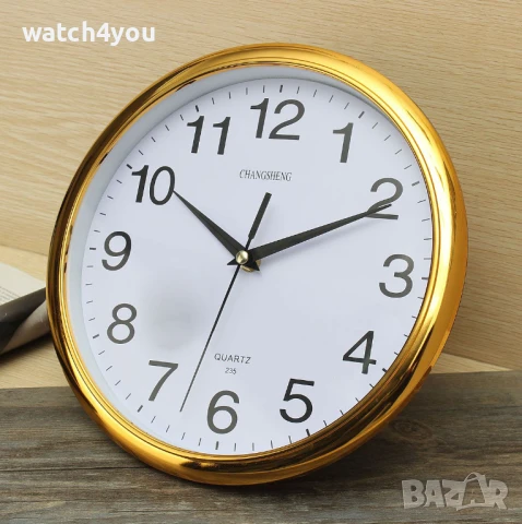 НОВ КАЧЕСТВЕН СТЕНЕН ЧАСОВНИК С БЕЗШУМЕН ПЛАВЕН МЕХАНИЗЪМ.СТЕННИ ЧАСОВНИЦИ С ГОЛЕМИ ЦИФРИ.WALL CLOCK, снимка 6 - Стенни часовници - 20182134