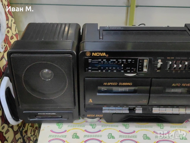 Радиокасетофон NOVA , снимка 3 - Радиокасетофони, транзистори - 53888198