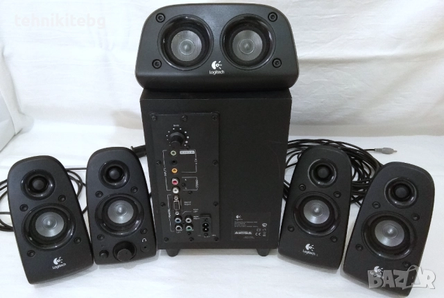 ⭐⭐⭐ Logitech Z506 ⭐⭐⭐ 5.1 съраунд тонколони с активен субуфер , 75W, снимка 5 - Тонколони - 26134615
