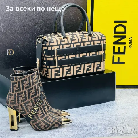 Дамски боти на ток Fendi👢Chanel👢 Код D1489, снимка 11 - Дамски боти - 48275830
