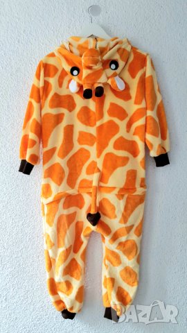 Гащеризон пижама жираф 7-8 години - НОВ, снимка 9 - Детски панталони и дънки - 42834686