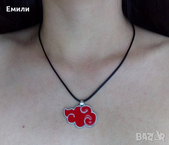 Колие Akatsuki - Naruto, снимка 1 - Колиета, медальони, синджири - 35183937