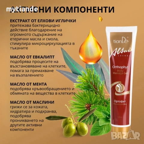 Масажен гел Ортофит , снимка 4 - Козметика за тяло - 47590205