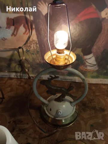 Ретро нощна лампа , снимка 8 - Антикварни и старинни предмети - 48119805