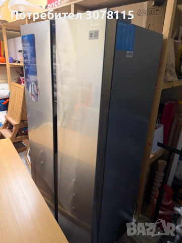 Двоен хладилник Side by side, MIDEA, снимка 3 - Хладилници - 53018022