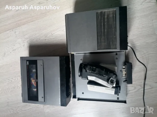 Видеокасетофон и видеокамера HITACHI VIDEO SYSTEM VT 8E & HITACHI VK C1500E, снимка 6 - Камери - 48508853