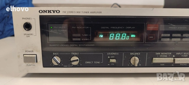 Стерео усилвател с тунер Onkyo TX-100, снимка 3 - Ресийвъри, усилватели, смесителни пултове - 53281835