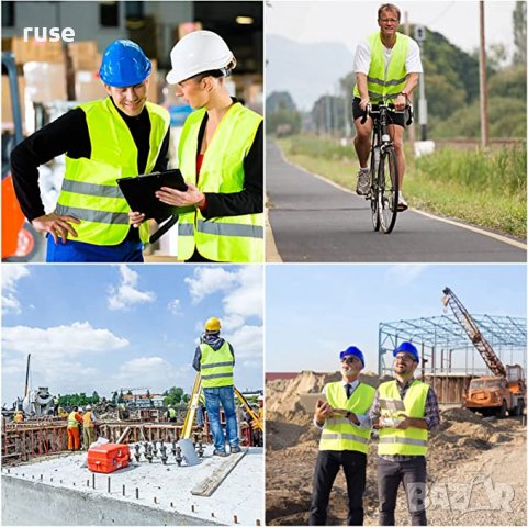 НОВИ! Светлоотразителна жилетка XL, снимка 7 - Аксесоари и консумативи - 38498272