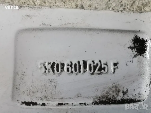 4бр ОРИГИНАЛНИ VW, МАГНЕЗИЕВИ джанти ФОЛКСВАГЕН 7x17,5x112, снимка 9 - Гуми и джанти - 50317224