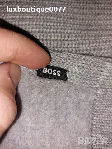 Използван в отлично състояние мъжки пуловер Boss M , снимка 5 - Пуловери - 52726082