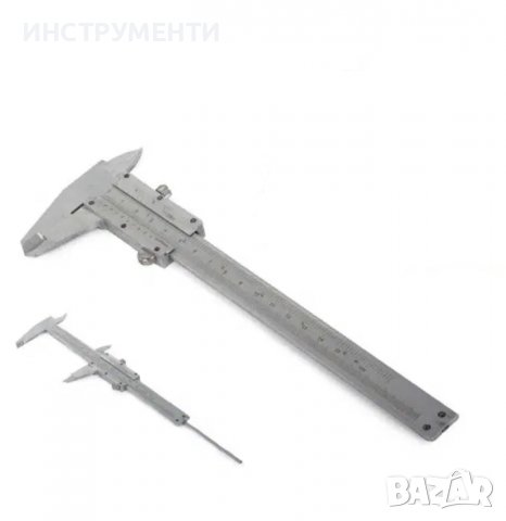 Шублер  метален 150 мм, снимка 2 - Шублери - 38253589