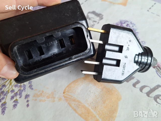 ✅ЧИСТО НОВ КОНТАКТ И ЩЕПСЕЛ ЗА ТРИФАЗЕН ТОК❗, снимка 3 - Други машини и части - 51361818