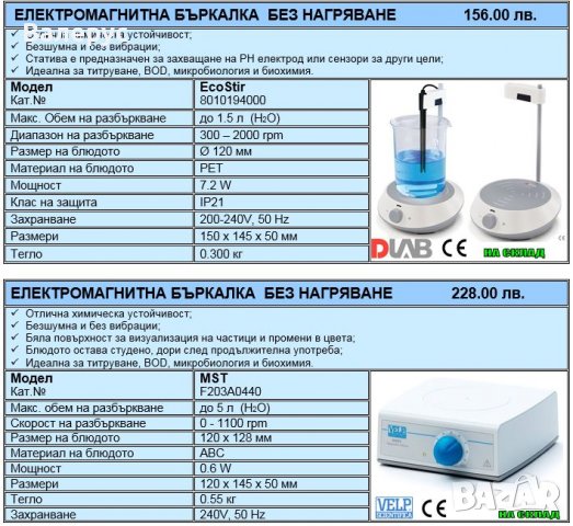 Електромагнитни бъркалки, снимка 1 - Друга електроника - 30414497