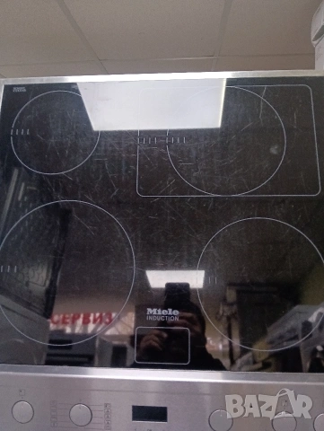Иноксова печка за вграждане с индукционни котлони Миеле Miele Made in Germany PIROLISE Гаранция!, снимка 5 - Печки, фурни - 53921429