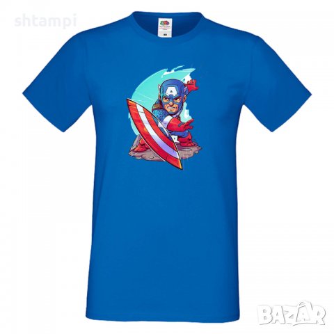 Мъжка тениска Marvel Captain America Игра,Изненада,Подарък,Геймър,, снимка 9 - Тениски - 36790439