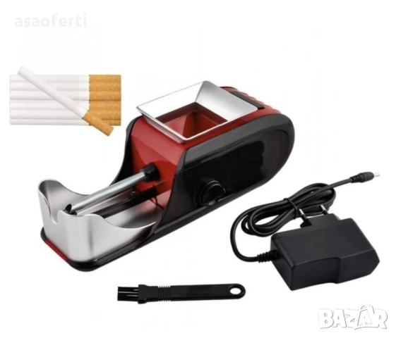 🚬 Електрическа Машинка за Пълнене на Цигари – Автоматичен Пружинен Механизъм, Регулиране на Плътнос, снимка 4 - Други - 52560215