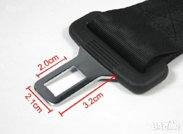 Удължител за предпазен колан, за кола, за бременни жени или пълни хора - ЧЕРЕН, снимка 3 - Други стоки за дома - 52832214