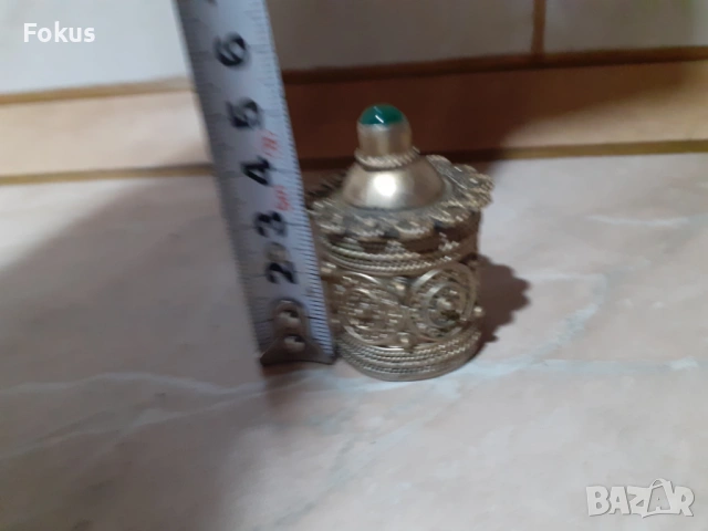 Красива малка кутийка филигран, снимка 7 - Антикварни и старинни предмети - 53347440