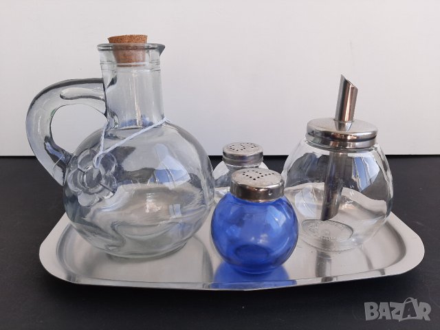 Оливерник, солници, захарница. Захарница от СССР., снимка 3 - Аксесоари за кухня - 30707113