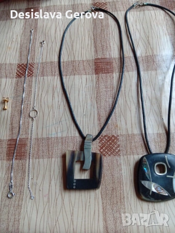 Сребърни накити и бижута, снимка 3 - Гривни - 54361938