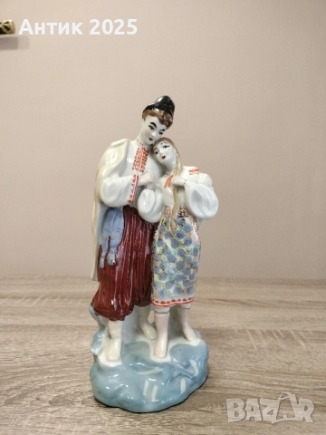 Порцеланова фигурка „Влюбените“, Полонски завод СССР 