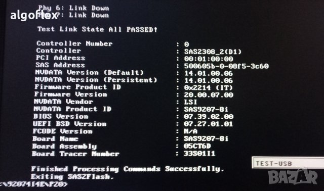 Dell H710 Mini IT-Mode FreeNAS SAS2308 | PERC MR 512MB RAID 0,1,5,6,60, снимка 2 - Други - 42828080