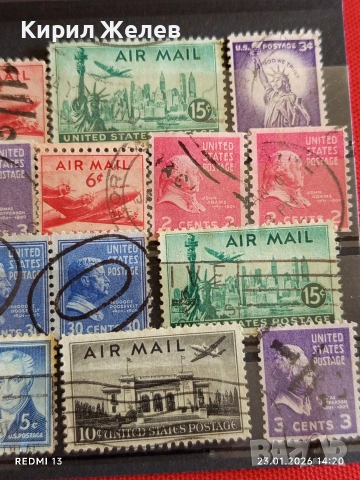 Стари пощенски марки от цял свят смесени АМЕРИКАНСКИ ПРЕЗИДЕНТИ за КОЛЕКЦИЯ ДЕКОРАЦИЯ 51955, снимка 3 - Филателия - 53200856