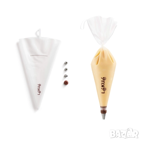 Комплект пош с 3 броя приставки Lekue, за многократна употреба, снимка 6 - Други стоки за дома - 52099077