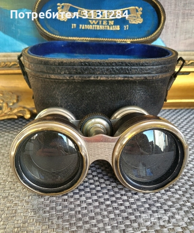 Антикварен оперен венски бинокл Австрия, снимка 3 - Антикварни и старинни предмети - 52949789