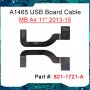 НОВ Power Audio Board Cable 821-1721-A for MacBook Air 11" A1465 2013 2014 2015 821-1721-A , снимка 1 - Части за лаптопи - 38756451