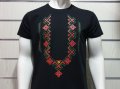 Нова мъжка черна тениска с трансферен печат Шевица, Етно мотив, България, снимка 5