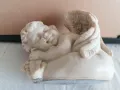 ретро скулптура Ангелче мраморна , снимка 1