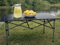 Сгъваема рибарска маса за балкони, къмпинг и тераси 118 x 55 см, снимка 4