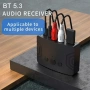 Безжичен Bluetooth 5.3 Аудио Приемник и Предавател R20 с RCA, AUX и USB порт, снимка 5