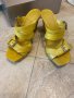Нови жълти чехли (Сабо, сандали), снимка 1
