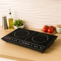 Двоен индукционен котлон Royalty Line RL-DIP4000.2 - 1400W+2000W, 80°C- 270°C, Кристална плоча, Тайм, снимка 8