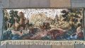 Стар ръчно изработен кавьор, гоблен, украса за стена. , снимка 2