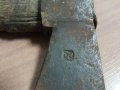 Стара кована брадва със маркировка., снимка 6
