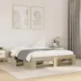 vidaXL Рамка за легло без матрак сонома дъб 160x200 см инженерно дърво, снимка 2