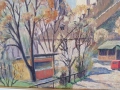 Йордан Филчев 1908 - 1968 Картина с маслени бои Замък 1965г., снимка 5