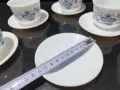 френски аркопал чаши  син лук, снимка 6